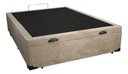 Ver imagem 1 de Base Box Baú Casal 138 X 188 Suede com Pistão Gás So1clique Cor Bege