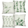 Kit com 4 Capas para Almofadas Decorativas Galhos e Folhas - 1