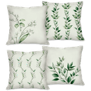 Ver imagem 1 de Kit com 4 Capas para Almofadas Decorativas Galhos e Folhas