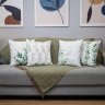 Kit com 4 Capas para Almofadas Decorativas Galhos e Folhas - 2