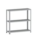 Ver imagem 3 de Estante Multiuso para 3 Prateleiras 92cm Aço Cinza