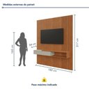 Ver imagem 3 de Painel para TV até 65 Polegadas MDF 182CMX217CM Impérium