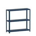 Ver imagem 3 de Estante Multiuso 3 Prateleiras 92cm Aço Cinza/Azul Delrey