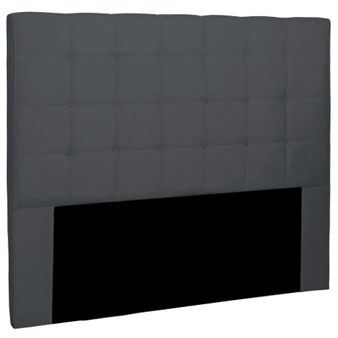 Cabeceira Cama Box Casal King Size Verona 195cm Cinza