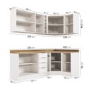 Ver imagem 4 de Cozinha Planejada 8 Peças 3 Aéreos 3 Balcões Adega e Toalheiro Ipanema CabeCasa MadeiraOriginals Marr