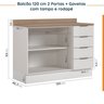 Cozinha Modulada 8 Peças 3 Aéreos 3 Balcões Adega e Toalheiro Ipanema CabeCasa MadeiraOriginals - 15
