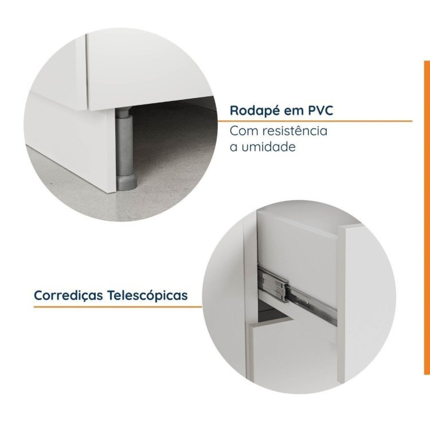 Cozinha Modulada 8 Peças 3 Aéreos 3 Balcões Adega e Toalheiro Ipanema Cabecasa Madeiramadeira - 8