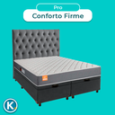Ver imagem 4 de Kit Cama Box Bau + Cabeceira + Colchão King D23 - Pro - Inducol