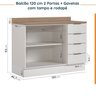Cozinha Modulada 8 Peças 3 Aéreos 3 Balcões Adega e Toalheiro Ipanema CabeCasa MadeiraOriginals - 16