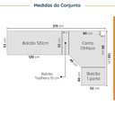 Ver imagem 2 de Cozinha Planejada 8 Peças 3 Aéreos 3 Balcões Adega e Toalheiro Ipanema CabeCasa MadeiraOriginals Marr
