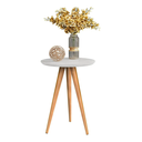 Ver imagem 4 de Conjunto 3 Mesas Laterais Canto Redonda Pé Palito para Sala