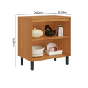 Ver imagem 4 de Balcão Cozinha 2 Portas 80cm com Tampo Nápoles Itatiaia Branco/Cinamomo/Off White