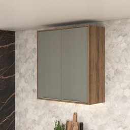 Armário Aéreo de Cozinha 80cm 2 Portas Lavinia - 1