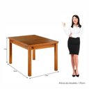 Ver imagem 7 de Conjunto Mesa 120x75cm e 6 Cadeiras de Madeira Pinus Reflorestada Tradicional Lisboa