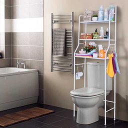 Rack Organizador para Banheiro Estante C/ 3 Prateleiras - 5