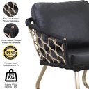 Ver imagem 5 de Poltrona Milão Corda Náutica Trama Original Alumínio, Área Externa, Piscina, Decoração