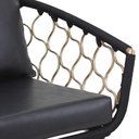 Ver imagem 3 de Poltrona Milão Corda Náutica Trama Original Alumínio, Área Externa, Piscina, Decoração