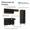 Ver imagem 6 de Cozinha Completa Deli 6 Portas 1 Gaveta MDP 220cm Rustic Madesa