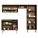 Ver imagem 3 de Cozinha Completa Deli 6 Portas 1 Gaveta MDP 220cm Rustic Madesa