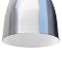 Ver imagem 4 de Pendente Soft Poptem cone aluminio escovado e branco