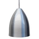 Ver imagem 2 de Pendente Soft Poptem cone aluminio escovado e branco