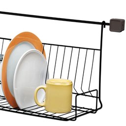 Escorredor de Louça Parede em Aço Preto Suspenso Aéreo Multiuso Utimil - 2