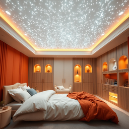 Céu Estrelado Original Branco Led Fibra Ótica 700 Estrelas - 5