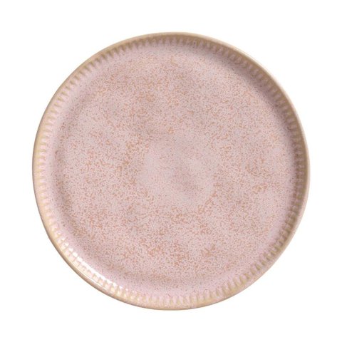 CONJUNTO C/ 6 PRATOS SOBREMESA LINHAS LITCHI Ø 21,5 CM