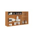 Ver imagem 5 de Armário Aéreo 2 Portas 120cm Vidro Reflecta Nicho Garrafeiro Nápoles Itatiaia