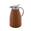 Ver mais imagens de Garrafa Térmica Aço Inox C/ Rattan Plástico Marrom 1,5l Bon Gourmet
