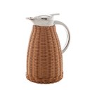Ver imagem 1 de Garrafa Térmica Aço Inox C/ Rattan Plástico Marrom 1,5l Bon Gourmet