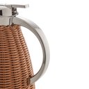 Ver imagem 7 de Garrafa Térmica Aço Inox C/ Rattan Plástico Marrom 1,5l Bon Gourmet
