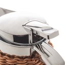 Ver imagem 3 de Garrafa Térmica Aço Inox C/ Rattan Plástico Marrom 1,5l Bon Gourmet