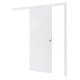 Porta de Correr de madeira Completa 210x72cm com Fechadura e Ferragens  - 4