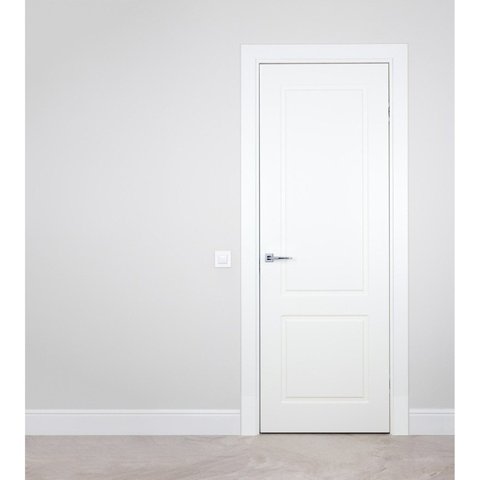 Kit Batente com Guarnição Revestido Regulável de 12cm a 17cm Casablanca Branco