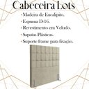 Ver imagem 3 de Cabeceira Solteiro 88 cm Lots Veludo Bege Soon