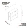 Estante Multiuso para 3 Prateleiras 92cm Aço - 4