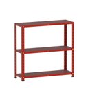 Ver imagem 3 de Estante Multiuso 3 Prateleiras 92cm Aço Vermelho