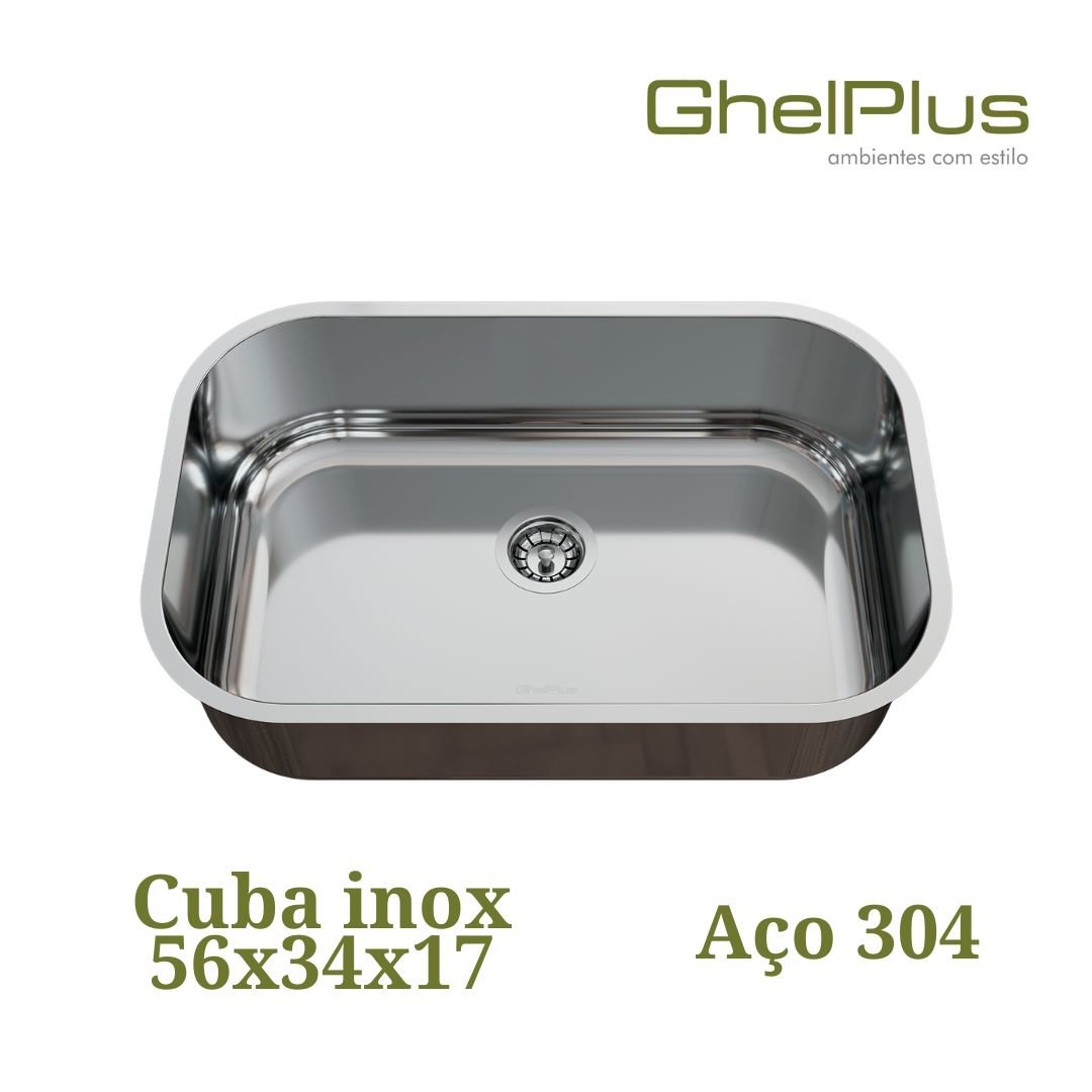 Cuba Ghelplus Nº2 Aço Inox 304 56x34x17 - 3