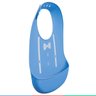 Babador Silicone Para Bebê +3 Meses com Bolso Coletor de Migalhas Social Buba - Azul - 5
