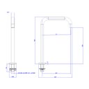 Ver imagem 4 de Bica Alta Deca You 1792.C105 Quadrada de Bancada Cromada