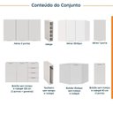 Ver imagem 4 de Cozinha Modulada 8 Peças sem Tampo Ipanema CabeCasa MadeiraOriginals Branco