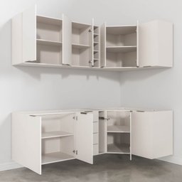 Cozinha Modulada 8 Peças sem Tampo Ipanema CabeCasa MadeiraOriginals Branco - 10