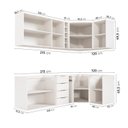 Ver imagem 4 de Cozinha Planejada 8 Peças sem Tampo Ipanema CabeCasa MadeiraOriginals Branco