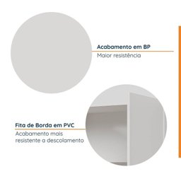 Cozinha Modulada 8 Peças sem Tampo Ipanema CabeCasa MadeiraOriginals Branco - 6