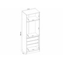 Ver imagem 3 de Módulo Guarda-roupa 2 Portas 3 Gavetas com Maleiro Irlanda