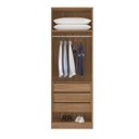 Ver imagem 2 de Módulo Guarda-roupa 2 Portas 3 Gavetas com Maleiro Irlanda