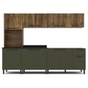 Ver imagem 2 de Cozinha Completa Modulada 5 Peças 14 Portas 1 Gaveta 1 Nicho Espaguete