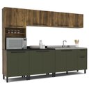 Ver imagem 6 de Cozinha Completa Modulada 5 Peças 14 Portas 1 Gaveta 1 Nicho Espaguete