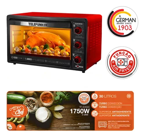 Forno Elétrico Telefunken 38 Litros 220v - 7